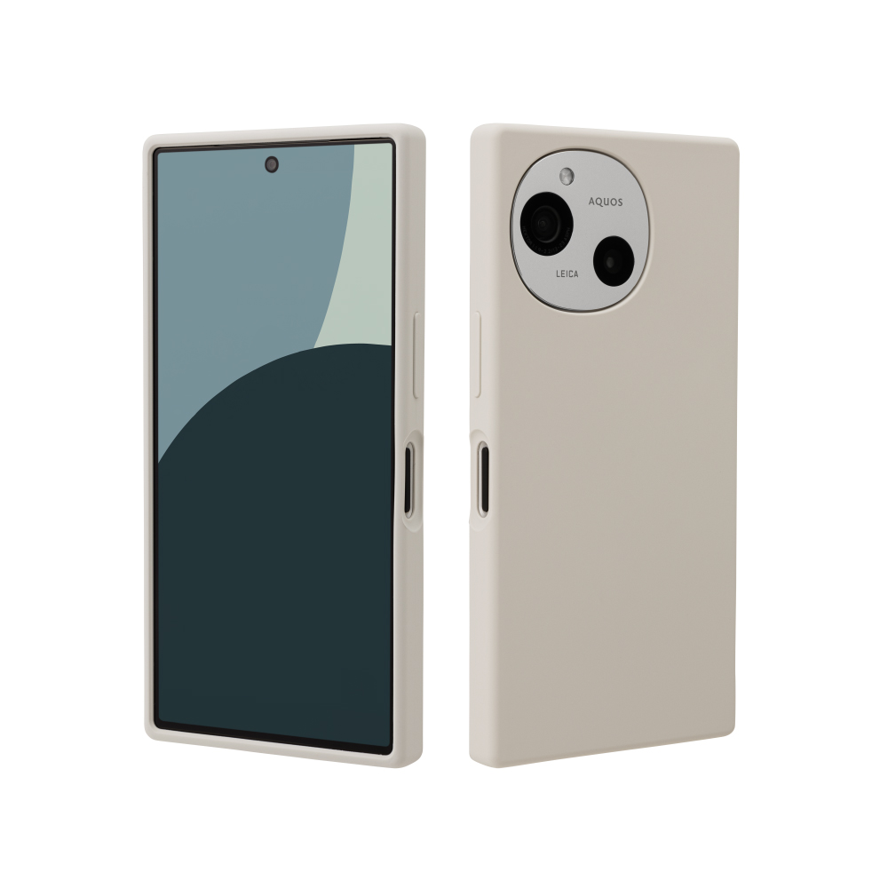 【夏普】AQUOS R9 矽膠保護殼/手機殼- 雪之白 XN-Z03SG-U