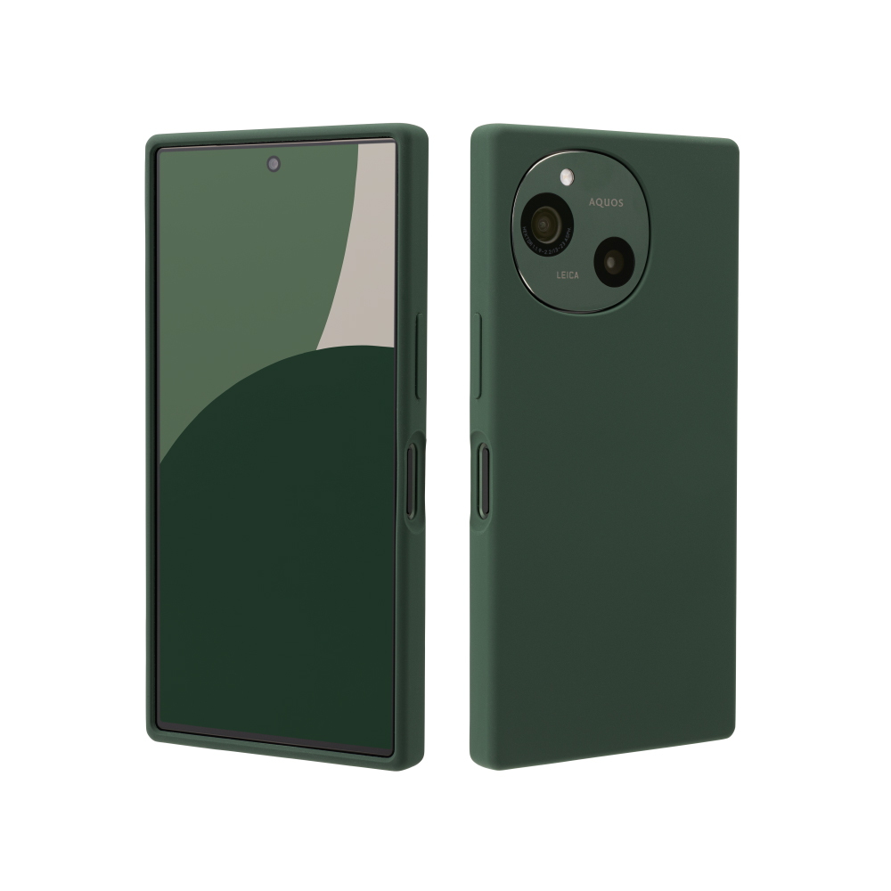 【夏普】AQUOS R9 矽膠保護殼/手機殼- 森之綠 XN-Z03SG-X