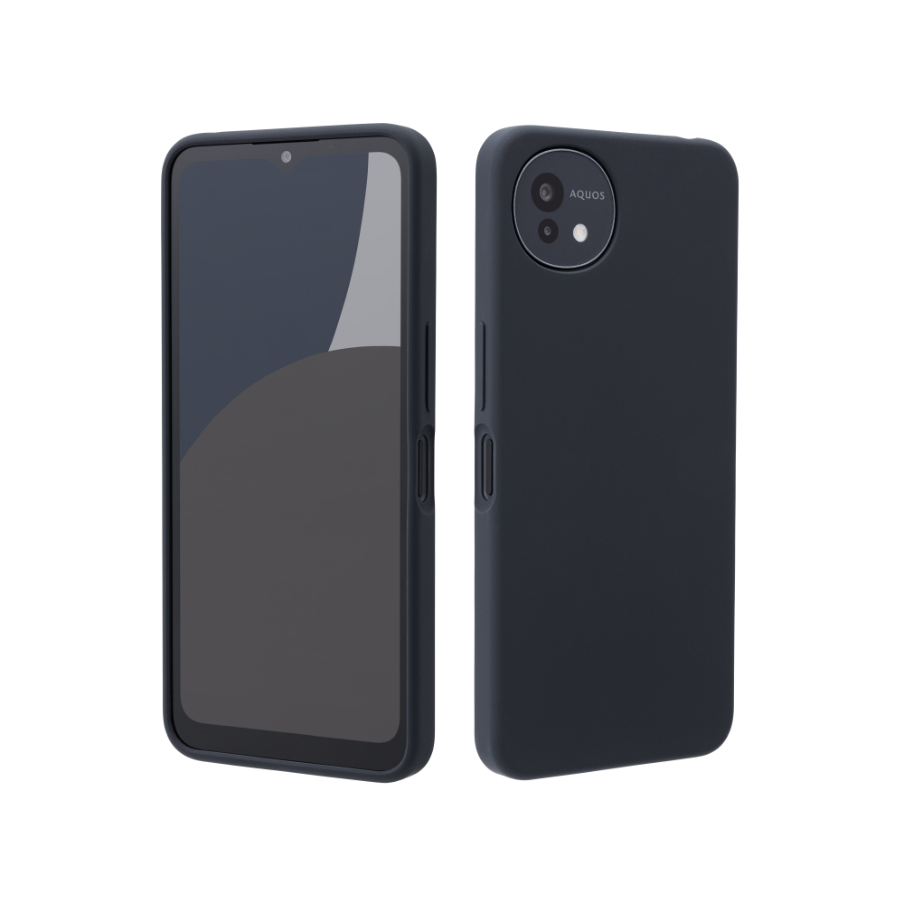 【夏普】AQUOS wish4 矽膠保護殼/手機殼- 夜色黑