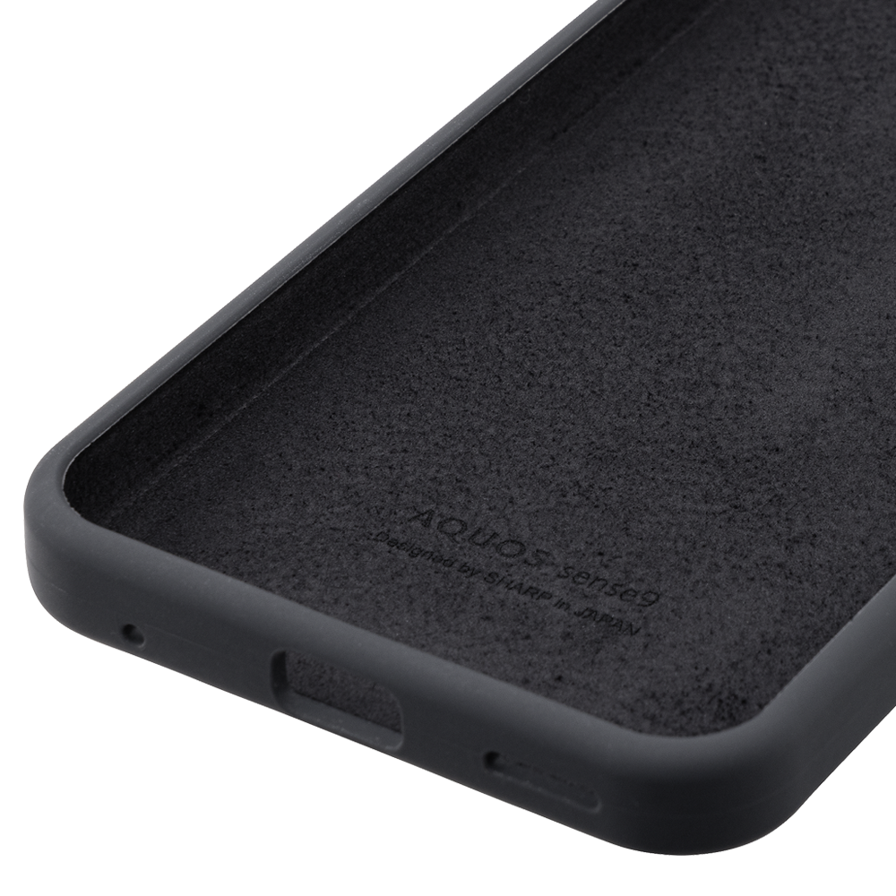 【夏普】AQUOS sense9 矽膠保護殼/手機殼- 黑 XN-Z04SG-B