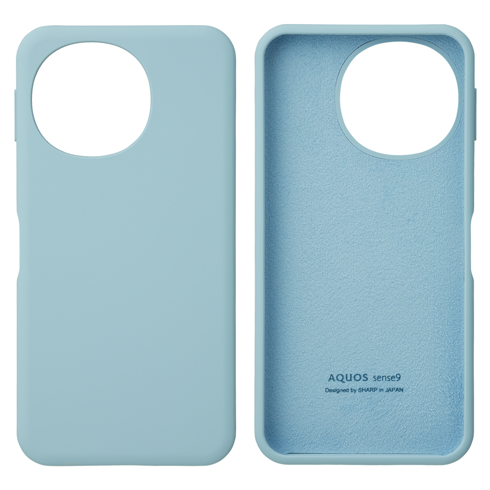 【夏普】AQUOS sense9 矽膠保護殼/手機殼- 藍 XN-Z04SG-A