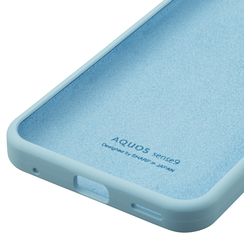 【夏普】AQUOS sense9 矽膠保護殼/手機殼- 藍 XN-Z04SG-A