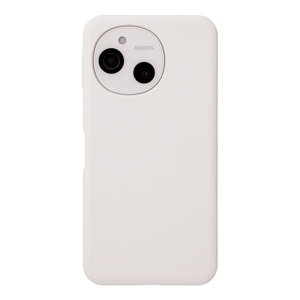 【夏普】AQUOS sense9 矽膠保護殼/手機殼- 白 XN-Z04SG-W