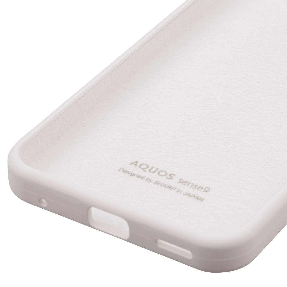【夏普】AQUOS sense9 矽膠保護殼/手機殼- 白 XN-Z04SG-W