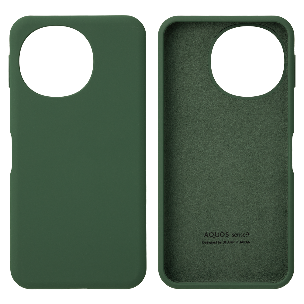 【夏普】AQUOS sense9 矽膠保護殼/手機殼- 綠 XN-Z04SG-G