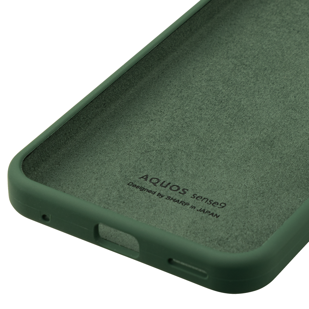 【夏普】AQUOS sense9 矽膠保護殼/手機殼- 綠 XN-Z04SG-G
