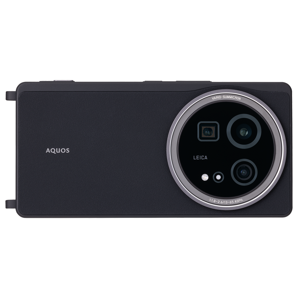 【夏普】AQUOS R9 Pro 矽膠保護殼組- 膠卷黑 XN-Z05SG-K