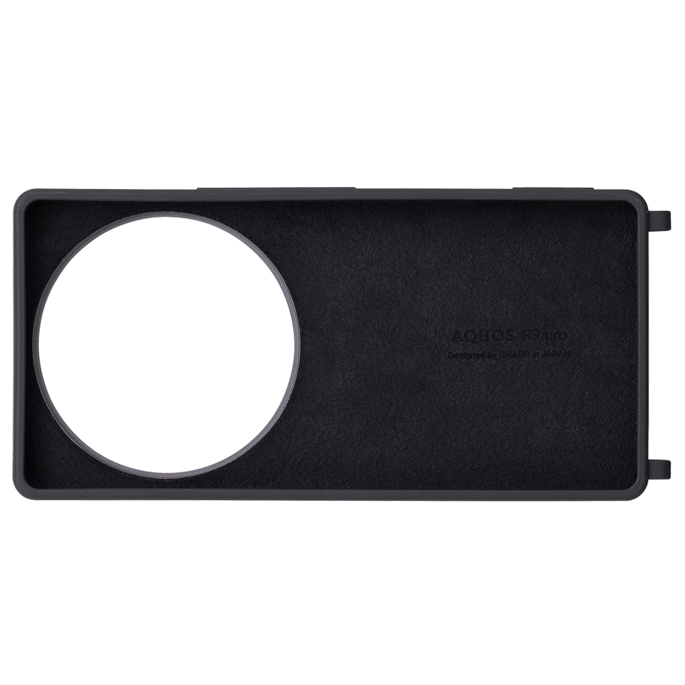 【夏普】AQUOS R9 Pro 矽膠保護殼組- 膠卷黑 XN-Z05SG-K