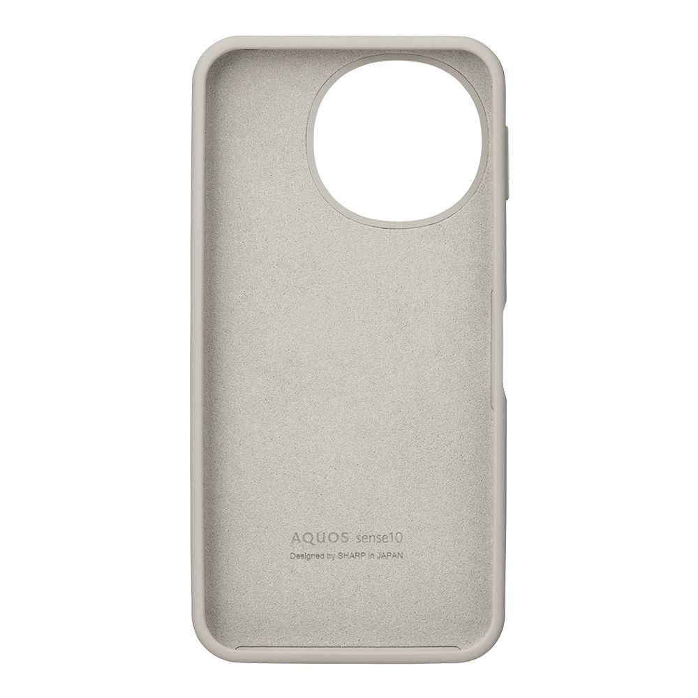 【夏普】sense10 矽膠保護殼/手機殼- 東京銀 XN-Z07SG-S