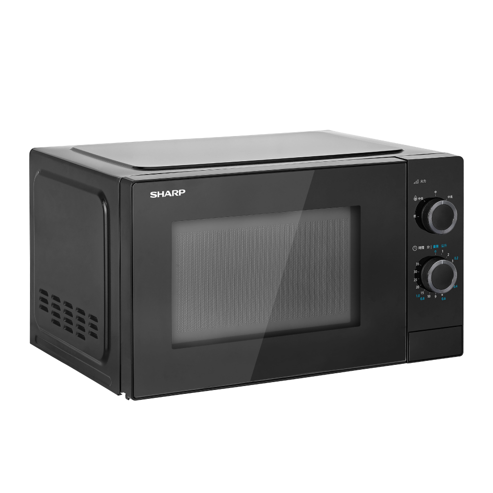 【夏普】機械轉盤微波爐25L -黑色  R-TT25PS-B