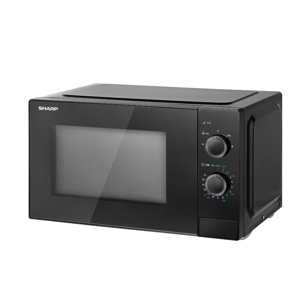 【夏普】機械轉盤微波爐25L -黑色  R-TT25PS-B