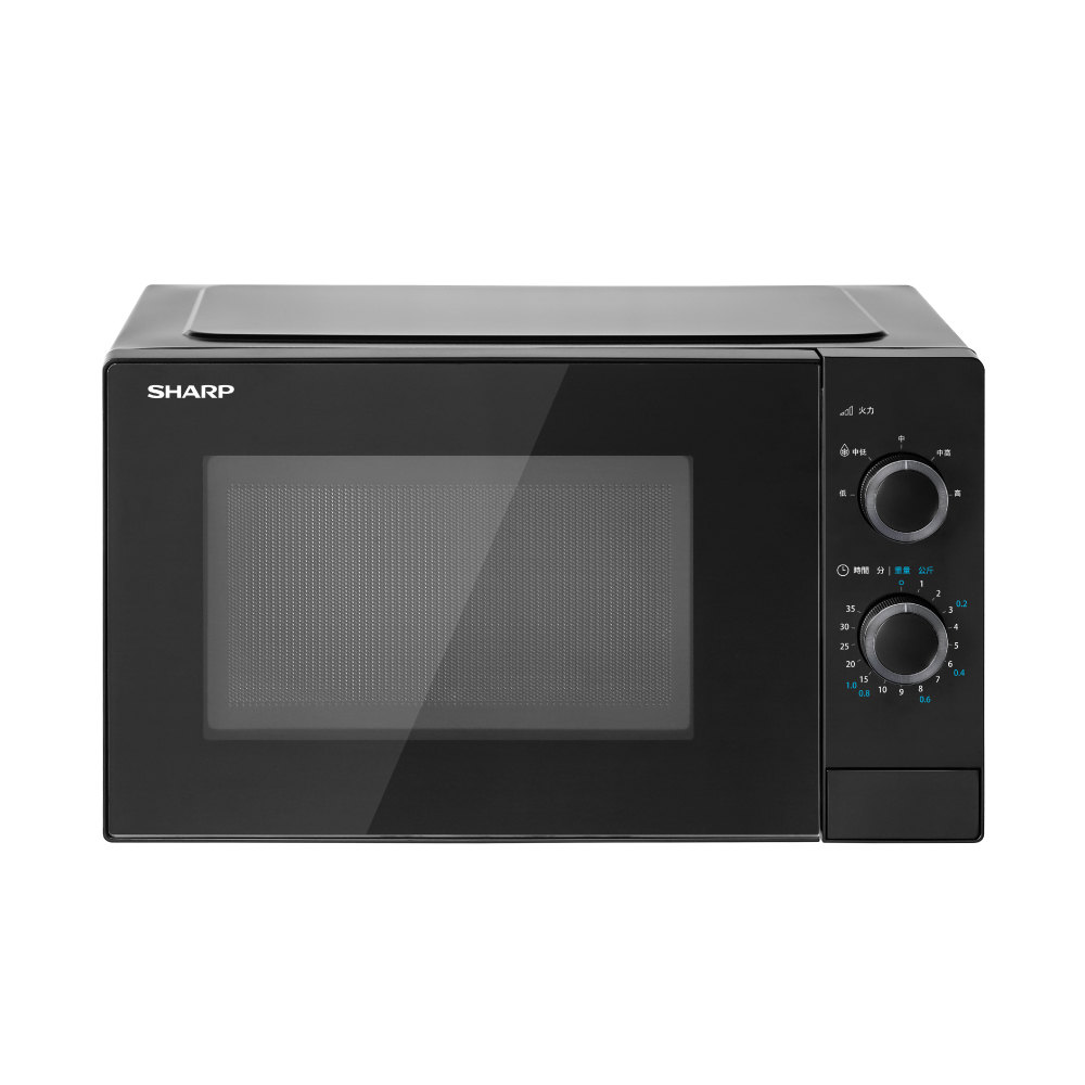 【夏普】機械轉盤微波爐25L -黑色  R-TT25PS-B