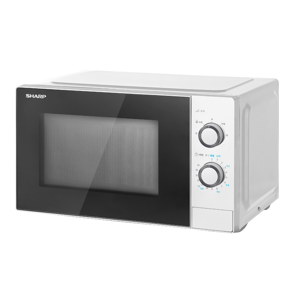【夏普】機械轉盤微波爐 20L -白色  R-TT20PS-W
