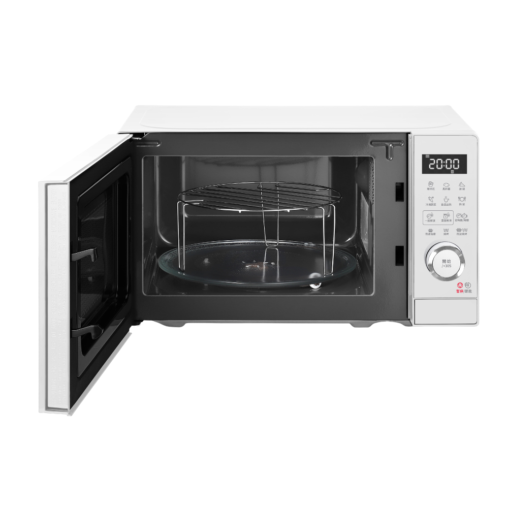 預購 1/27出貨【夏普】節能燒烤微波爐 25L -白色  R-TT25MG-W