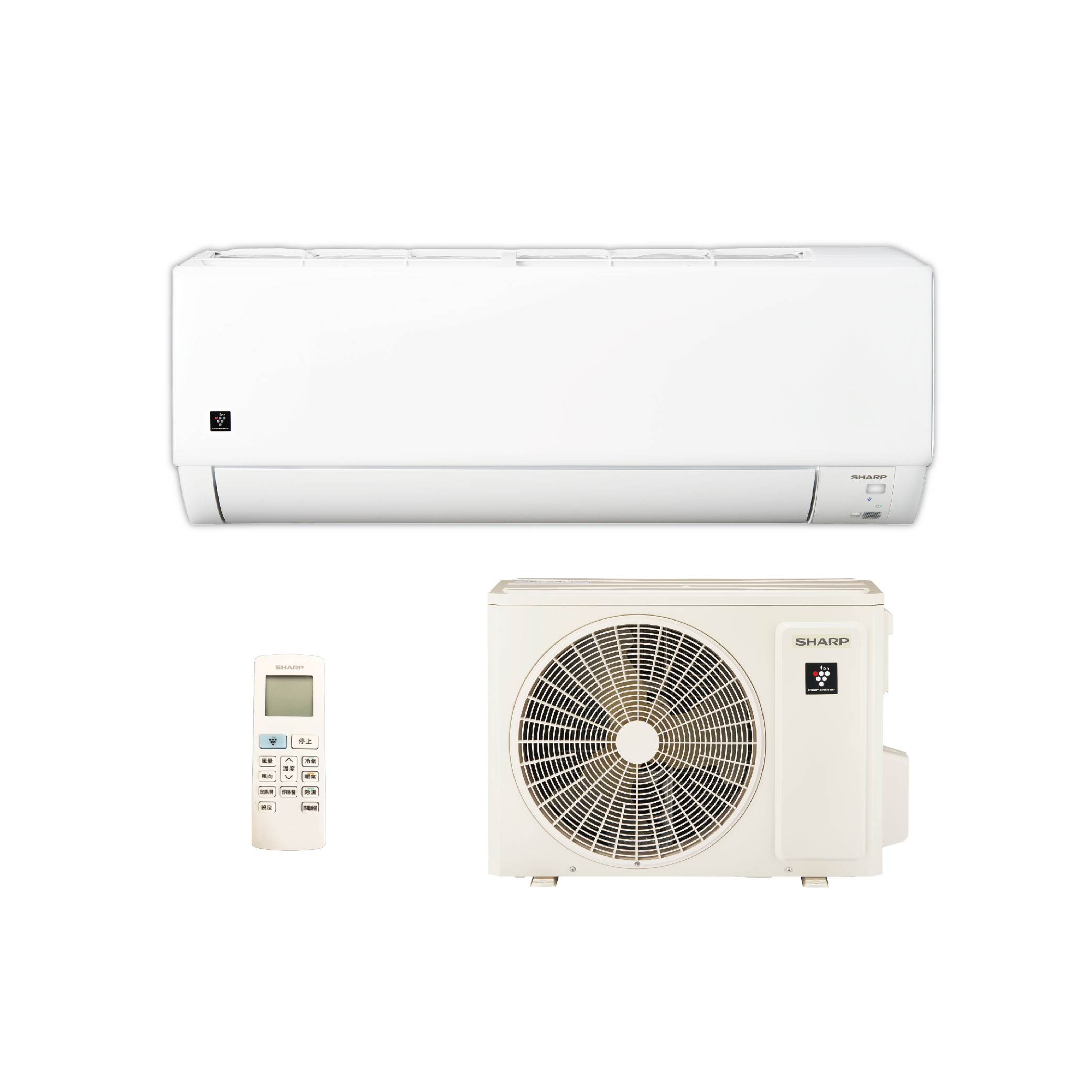 【夏普】尊爵系列4-6坪1級變頻冷暖空調AE/AY-28DAMH-W