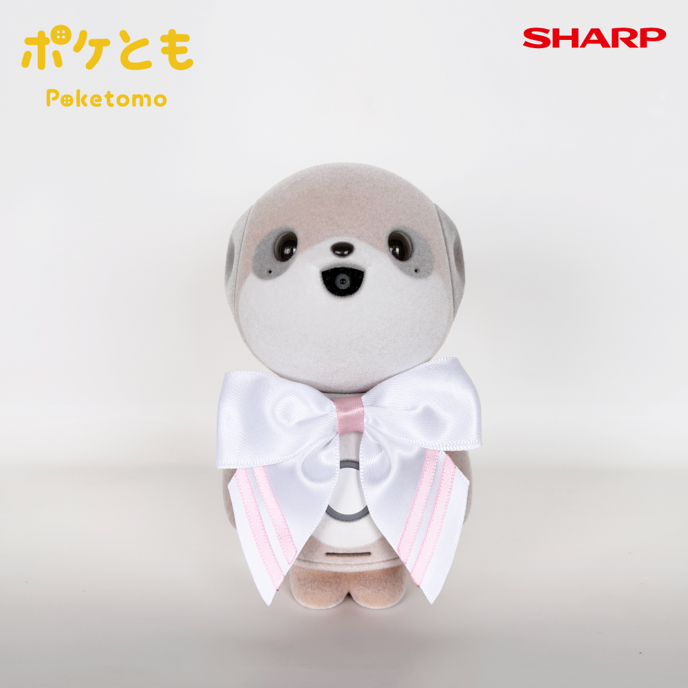 【新品預購】Poketomo專屬設計 代言人Saya同款 手作粉色甜美緞面蝴蝶結