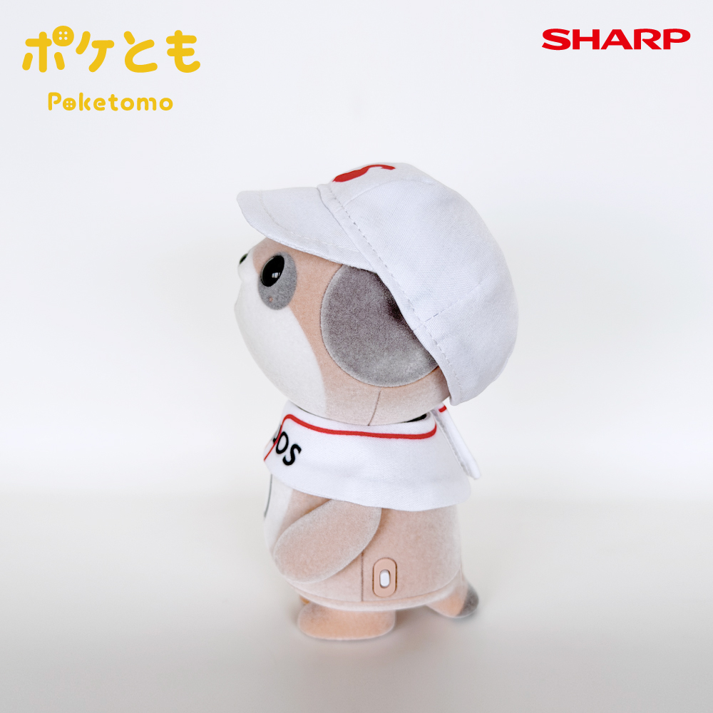【新品預購】Poketomo專屬設計 代言人Saya同款 手作紅白活力棒球套裝