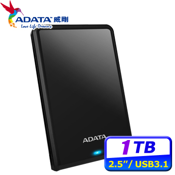 【ADATA威剛】HV620S 1TB 2.5吋行動硬碟 3色任選