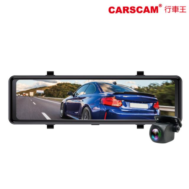 CARSCAM CA11全螢幕11吋觸控真實1080P雙鏡頭行車記錄器 贈32G