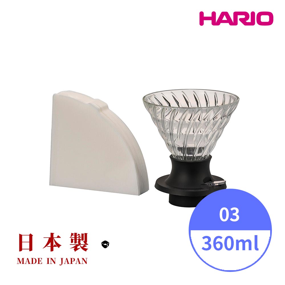 HARIO日本製V60 SWITCH浸漬式耐熱玻璃濾杯03 SSD-360B