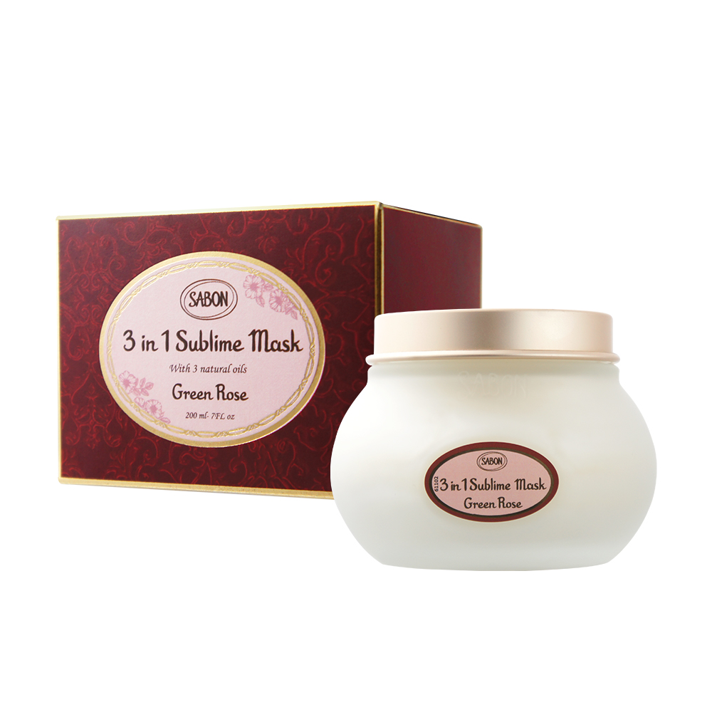 SABON 以色列綠玫瑰三合一修護髮膜 200ml 