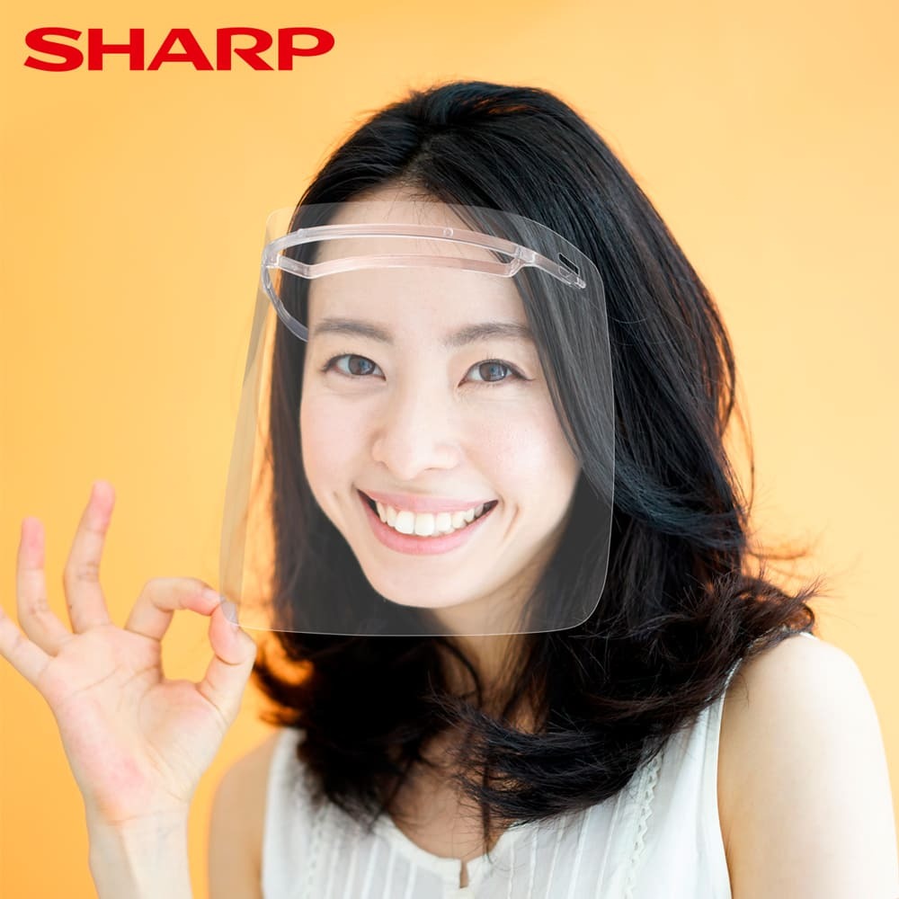 （Ｆ）【面罩優惠】SHARP 蛾眼科技防護面罩組FG-F10M-TW