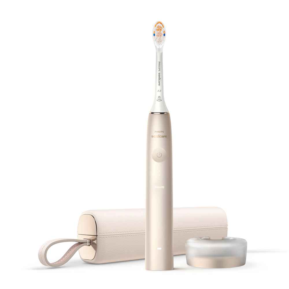 PHILIPS 飛利浦 智能音波震動牙刷HX9996/11 香檳金（加贈6刷頭）