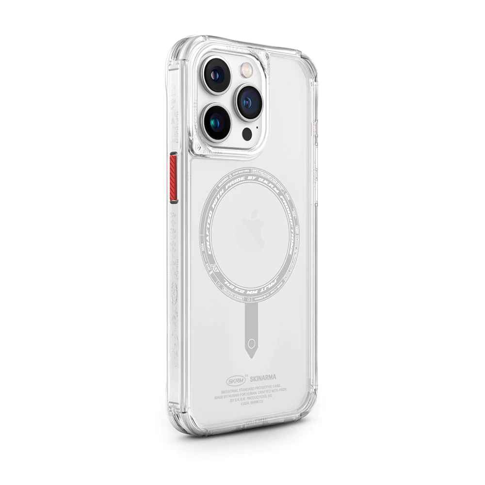 【SKINARMA】Saido 磁吸殼 iPhone 15/ Pro -透明