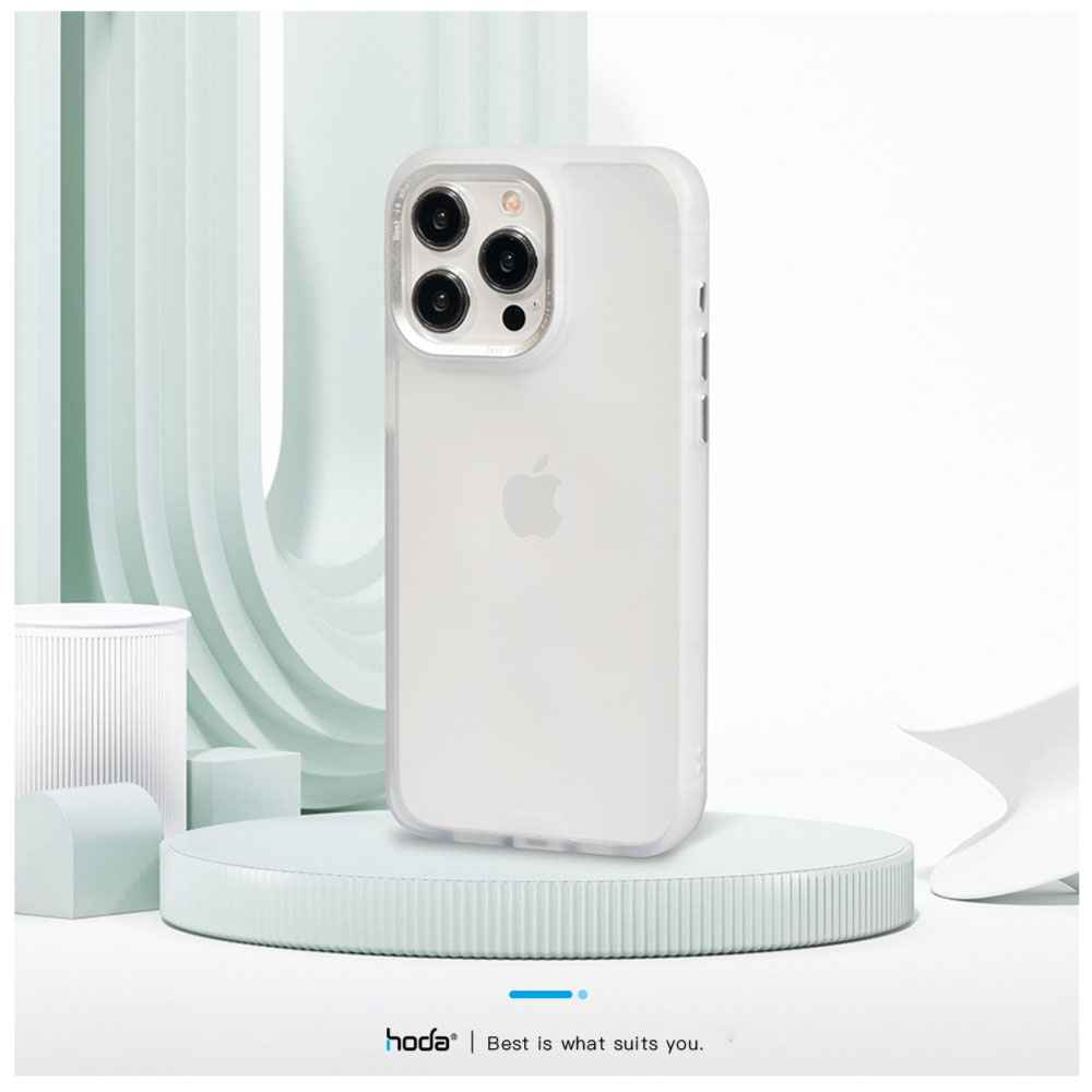 【hoda】iPhone 15 全系列柔石軍規殼 2色 
