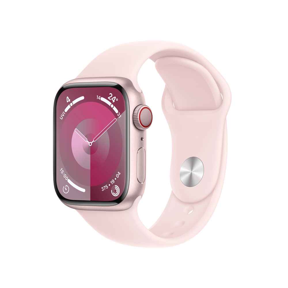 Apple Watch S9 41mmGPS 鋁金屬錶殼搭配錶帶/環 五色
