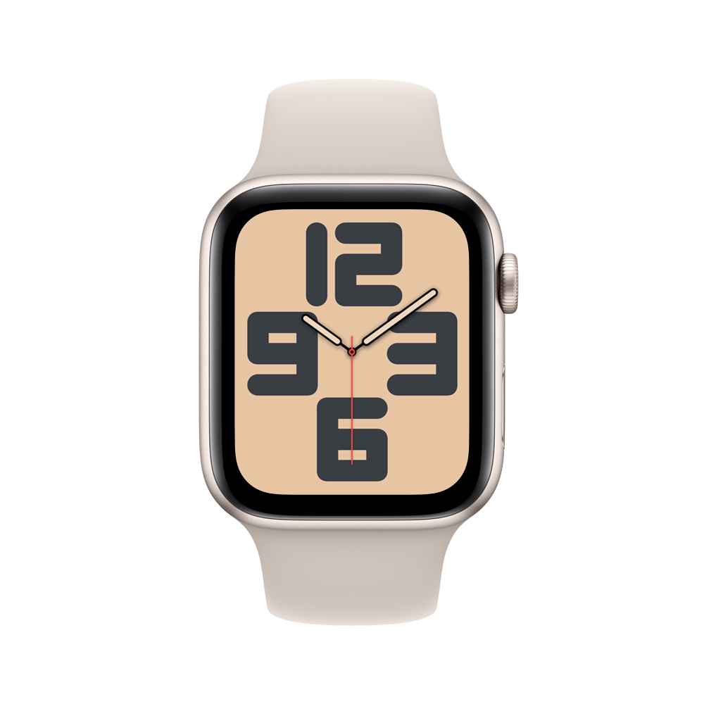 AppleWatchSE 44mm GPS鋁金屬錶殼搭配運動錶帶（環） / 三色