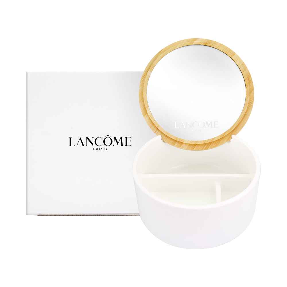 【LANCOME蘭蔻】木製化妝鏡盒《收納盒》