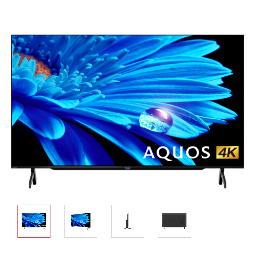 限量福利品【夏普】55吋4K連網電視 4T-C55FK1X-FS