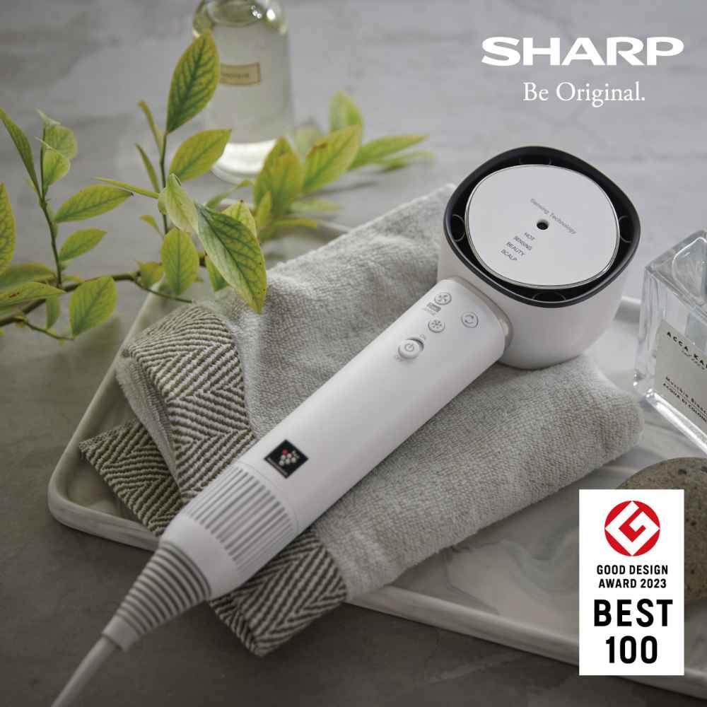 【夏普】四氣流水潤溫控吹風機IB-WX901T-W