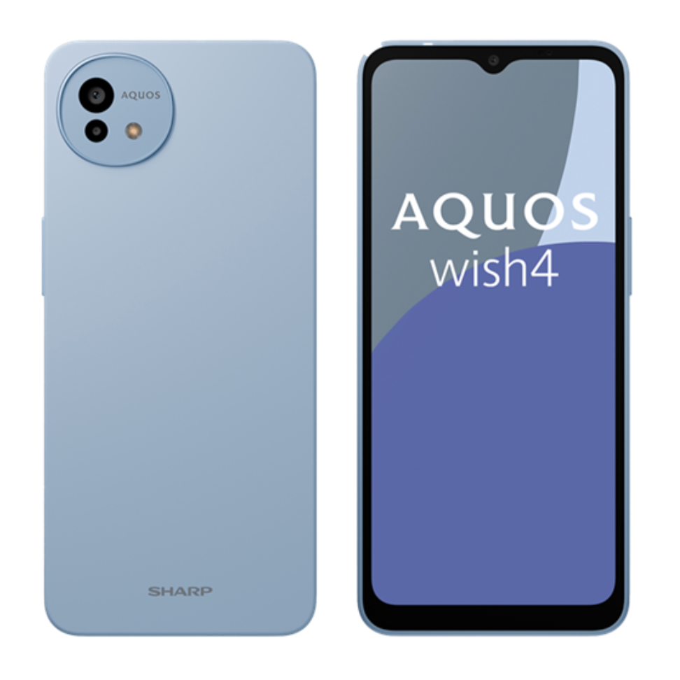 限量福利品【夏普】AQUOS wish4智慧型手機-湖水藍 