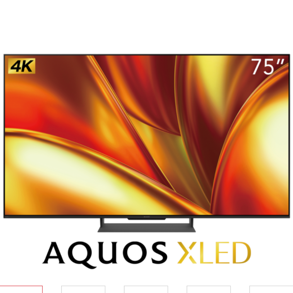 【夏普】AQUOS 4K  75吋電視 4T-C75GU8500X