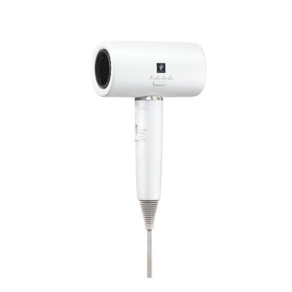【夏普】【水波姬】IB-P80MT-W 水潤速乾全電壓吹風機-月光白