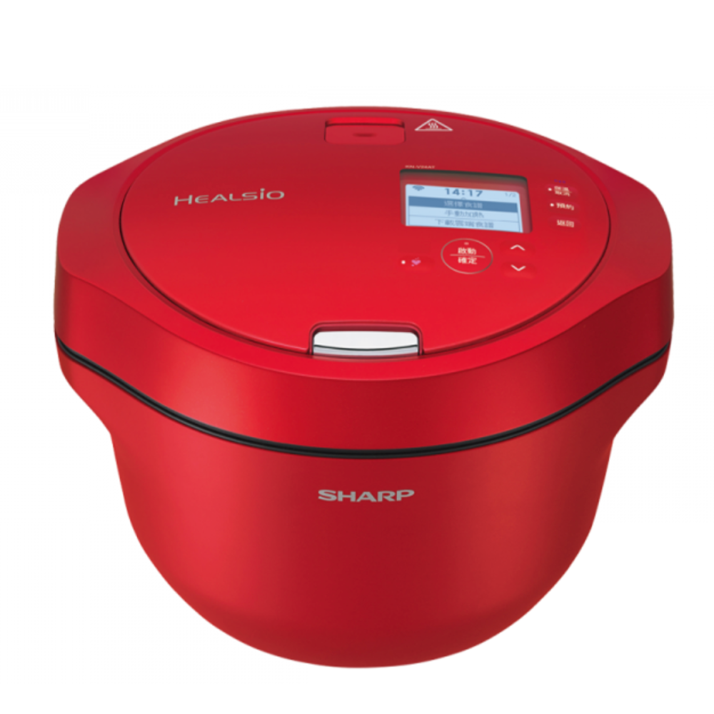 【夏普】2.4L智慧攪拌零水鍋 KN-V24AT-R 蕃茄紅
