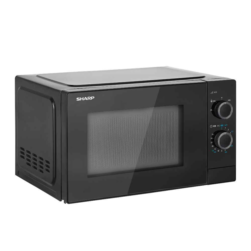 【夏普】機械轉盤微波爐25L -黑色  R-TT25PS-B
