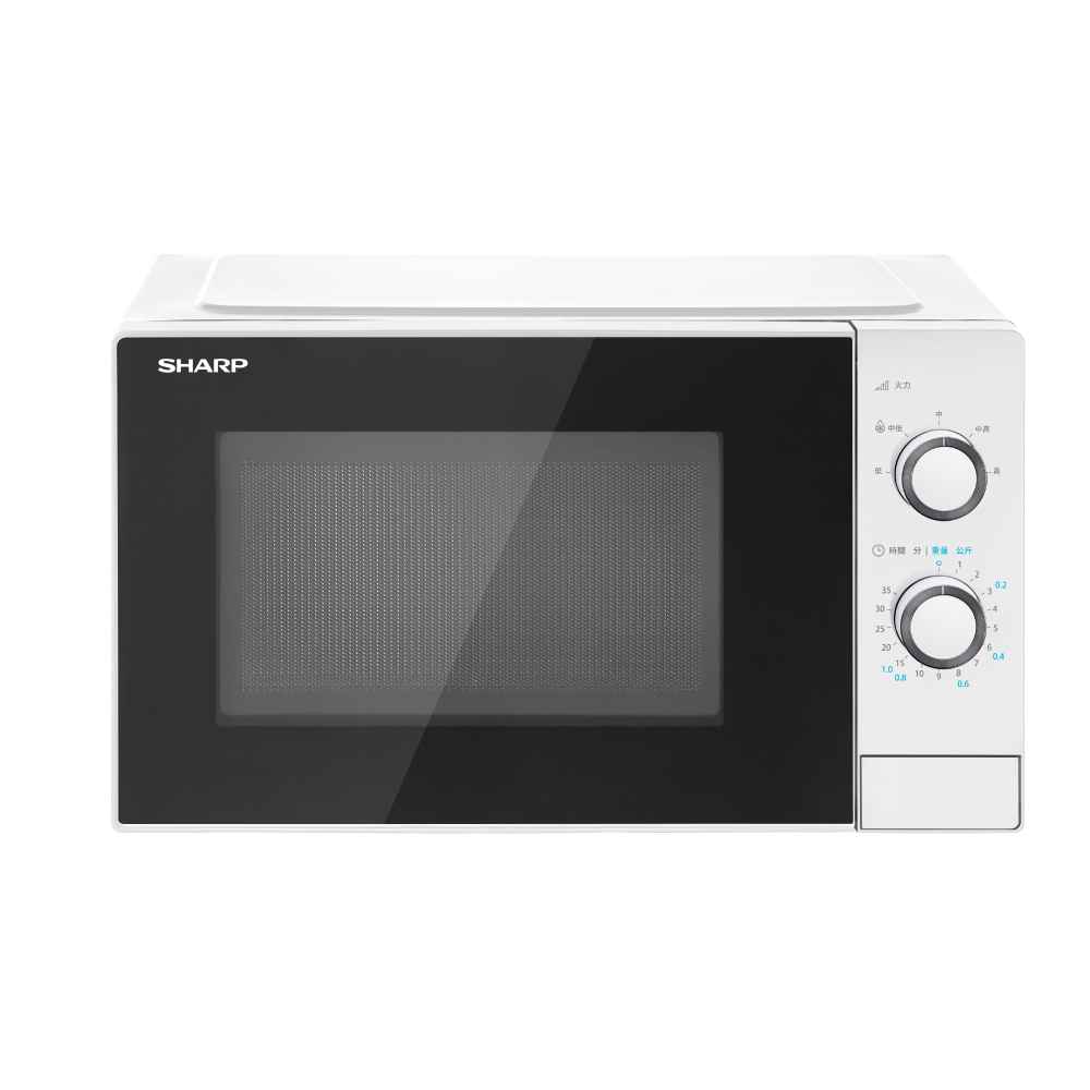 【夏普】機械轉盤微波爐 20L -白色  R-TT20PS-W