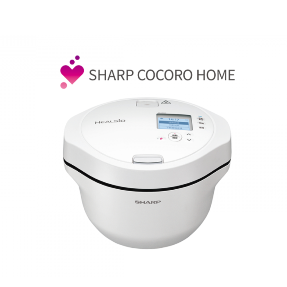 限量福利品【夏普】2.4L 智慧攪拌零水鍋 KN-V24AT-W-FA 洋蔥白