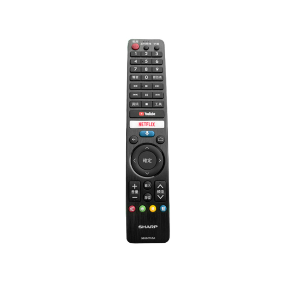 【夏普】電視遙控器 RRMCGB334WJNB