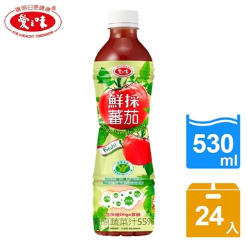 【愛之味】鮮採蕃茄汁Oligo保健530ml 24入/箱 