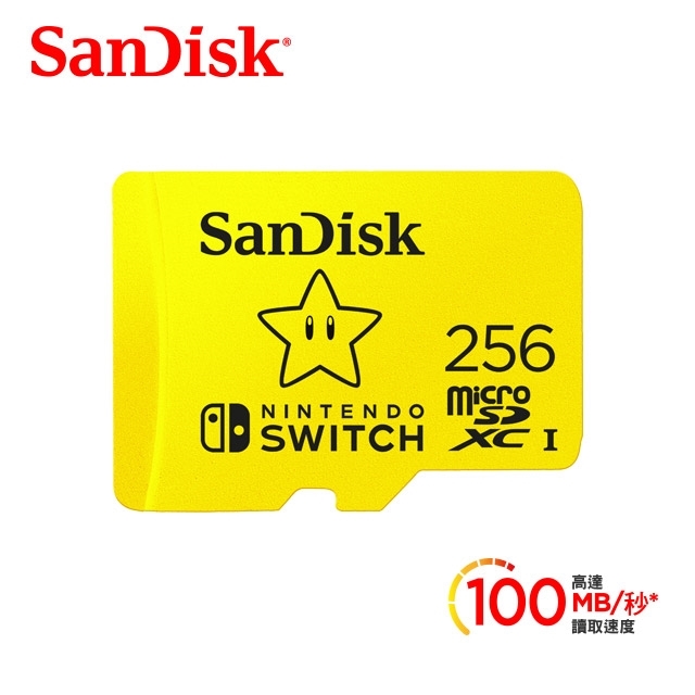【SanDisk】Switch專用 microSDXC UHS-I 256GB