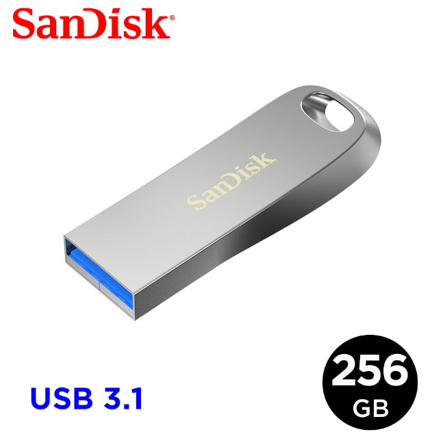【SanDisk】CZ74 Ultra Luxe USB隨身碟256GB公司貨