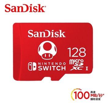 【SanDisk】Switch專用 microSDXC UHS-I 128GB
