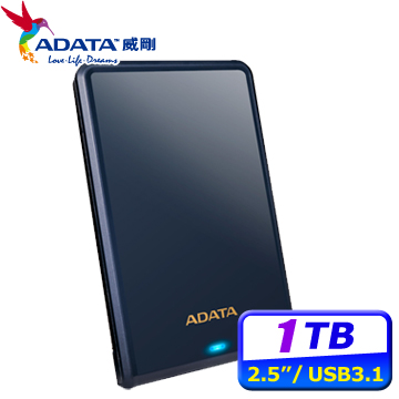 【ADATA威剛】HV620S 1TB 2.5吋行動硬碟 3色任選 