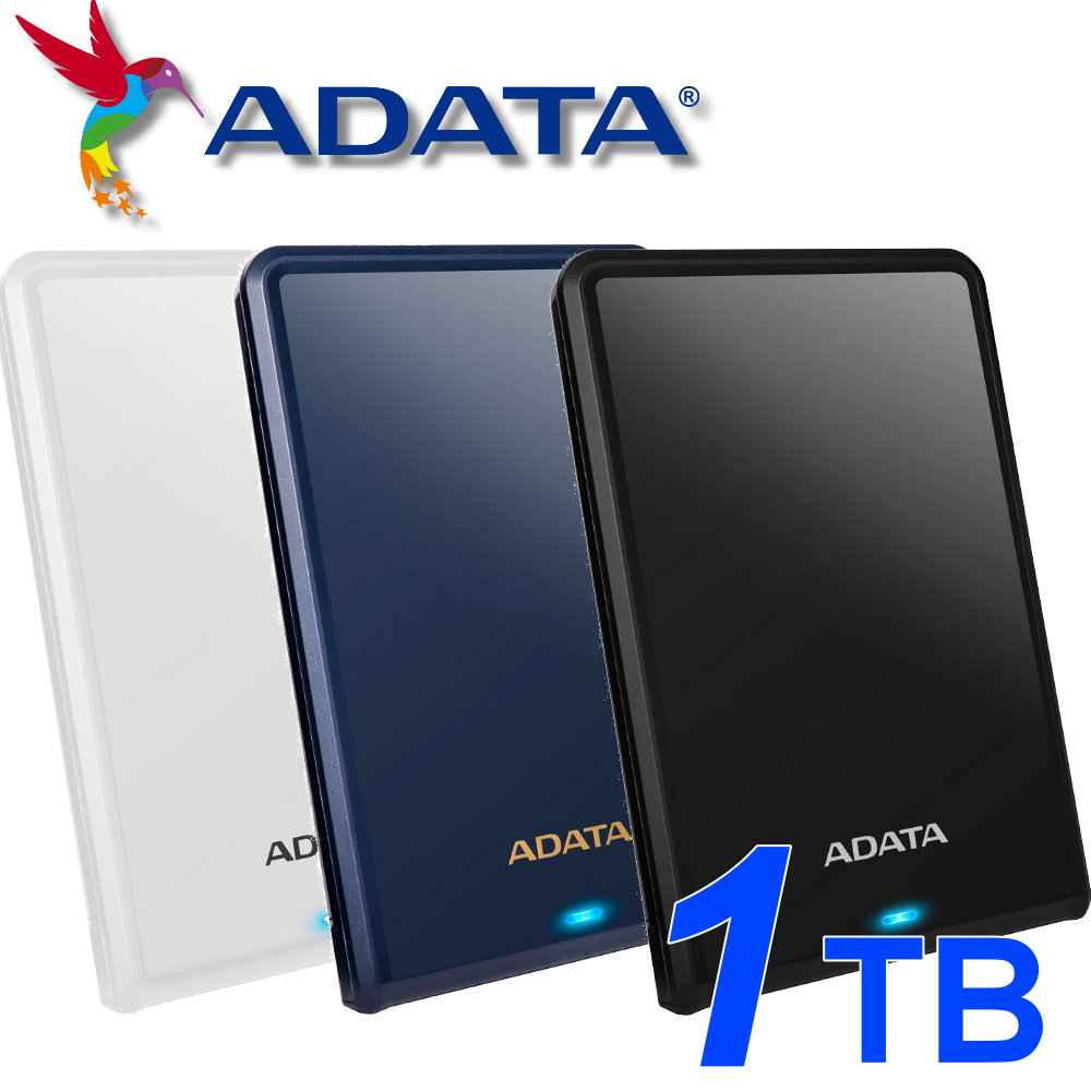 【ADATA威剛】HV620S 1TB 2.5吋行動硬碟 3色任選 