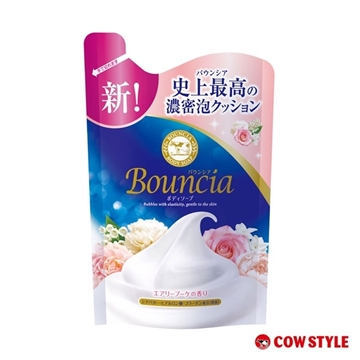 【日本牛乳石鹼】美肌滋潤沐浴乳補充包400ml(愉悅花香)六件組