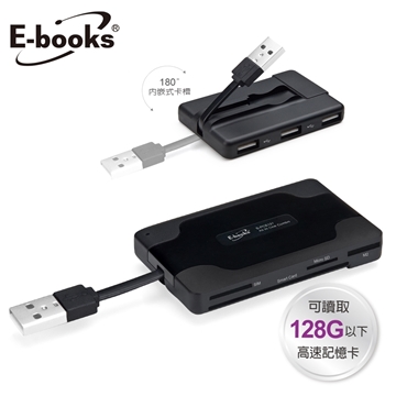 【E-books】T29 晶片ATM 複合讀卡機 三槽USB集線器